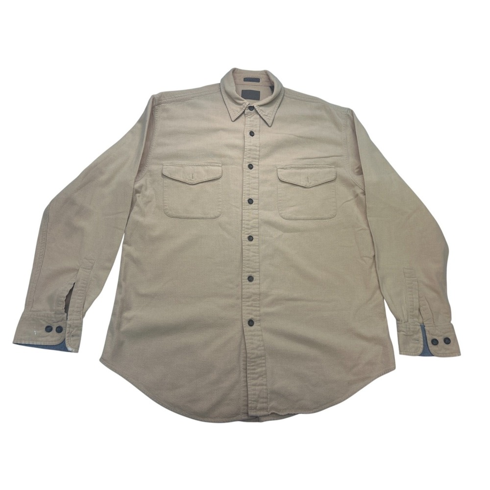 St. John's Bay shirt Men's size Medium yellow button-down long-sleeve